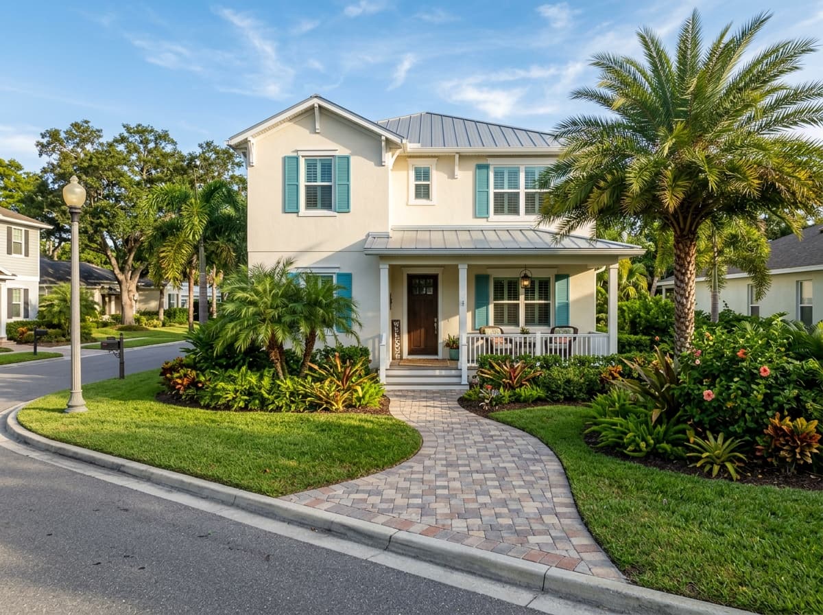 Bradenton home exterior and neighborhood