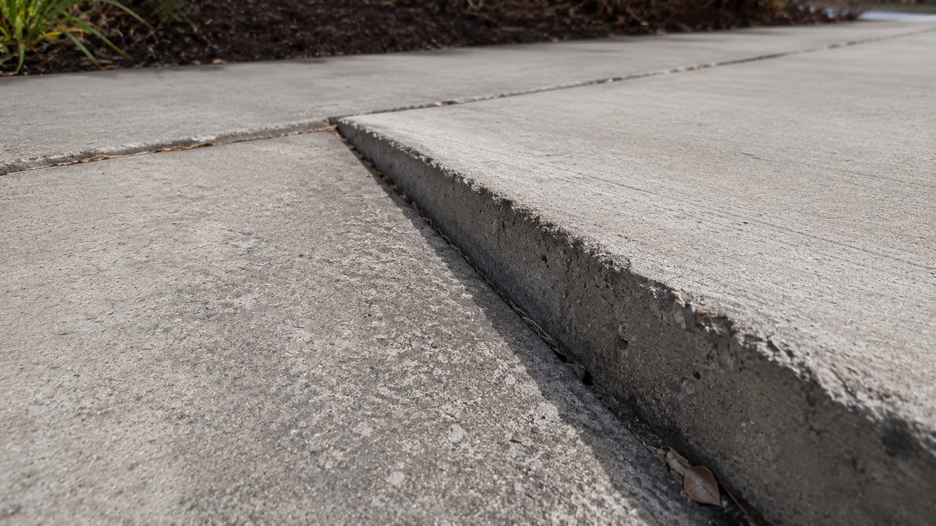 Epoxy injection repair on a concrete crack