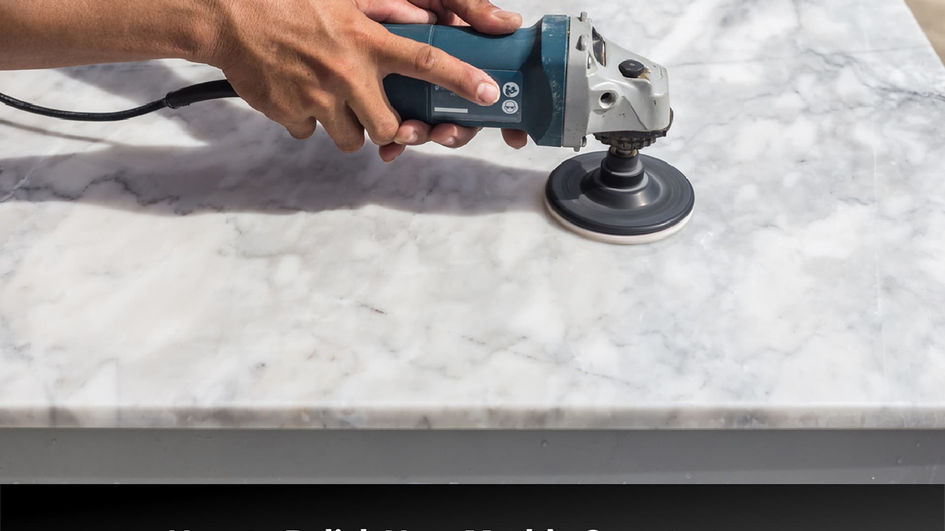 Comparison of honed matte and polished glossy marble finishes